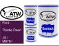 Preview: Ford, Thistle Pearl, JS / M6761: 500ml Lackdose + 500ml Klarlack + 250ml Härter - Set, von ATW Autoteile West.